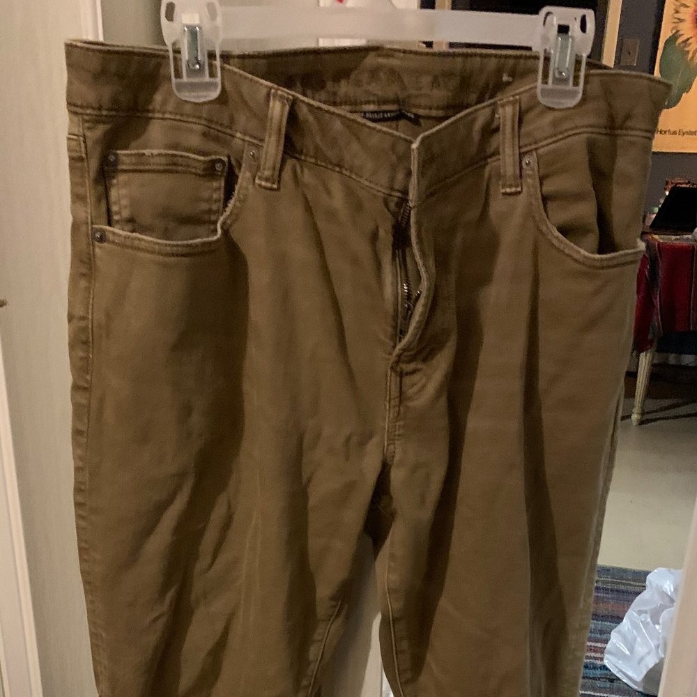 American Eagle Skinny Khaki Jeans 36x32